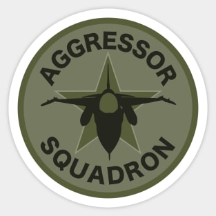 Aggressor Squadron (subdued) Sticker